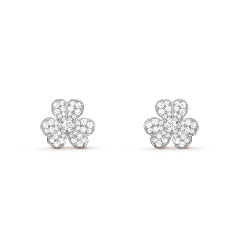 [Opulent Aurora]CLOVER COMOS DIAMOND EARRINGS SILVER