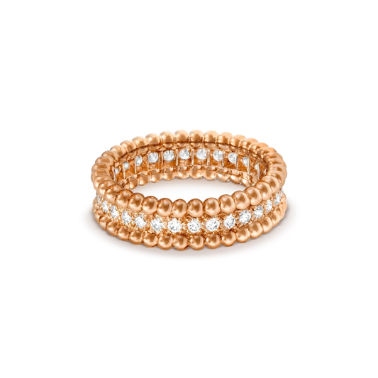 [Opulent Aurora]PERLEE DIAMOND ROSE GOLD RING