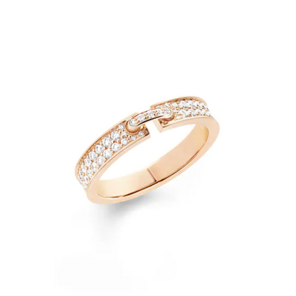 [Opulent Aurora]ALLIANCE LIENS VIDENCE PAVED DIAMOND 4MM RING