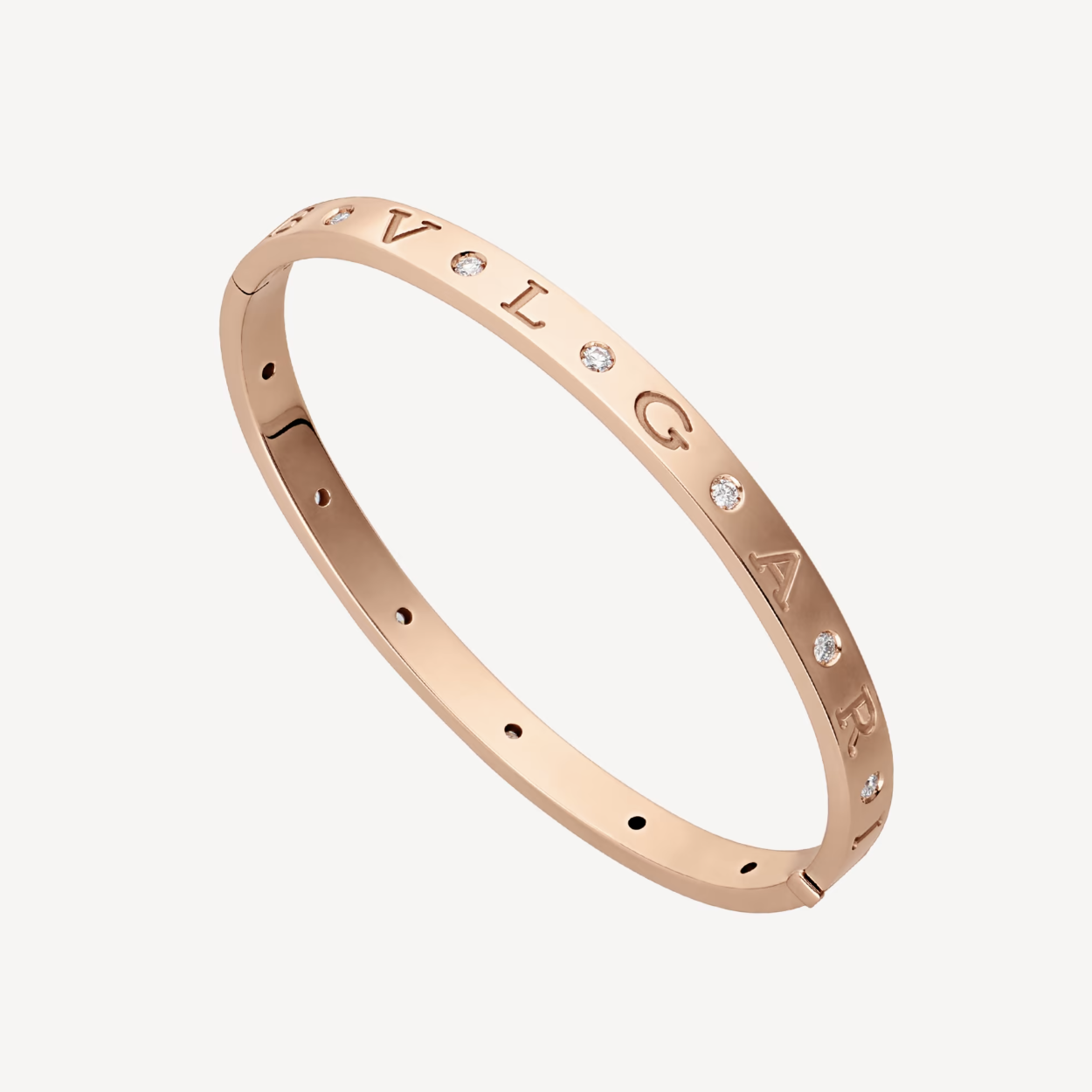 [Opulent Aurora]ZERO 1 PINK GOLD 12 DIAMONDS BRACELET