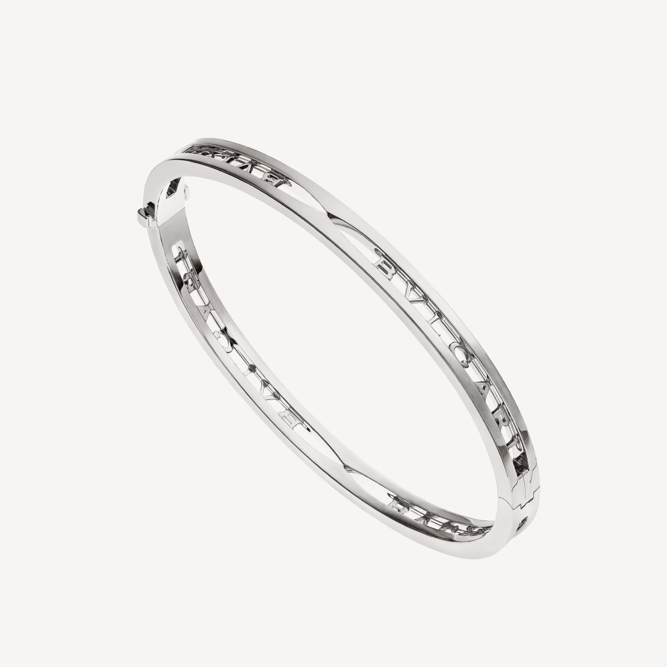 [Opulent Aurora]ZERO 1 SPIRAL LOGO SILVER BRACELET