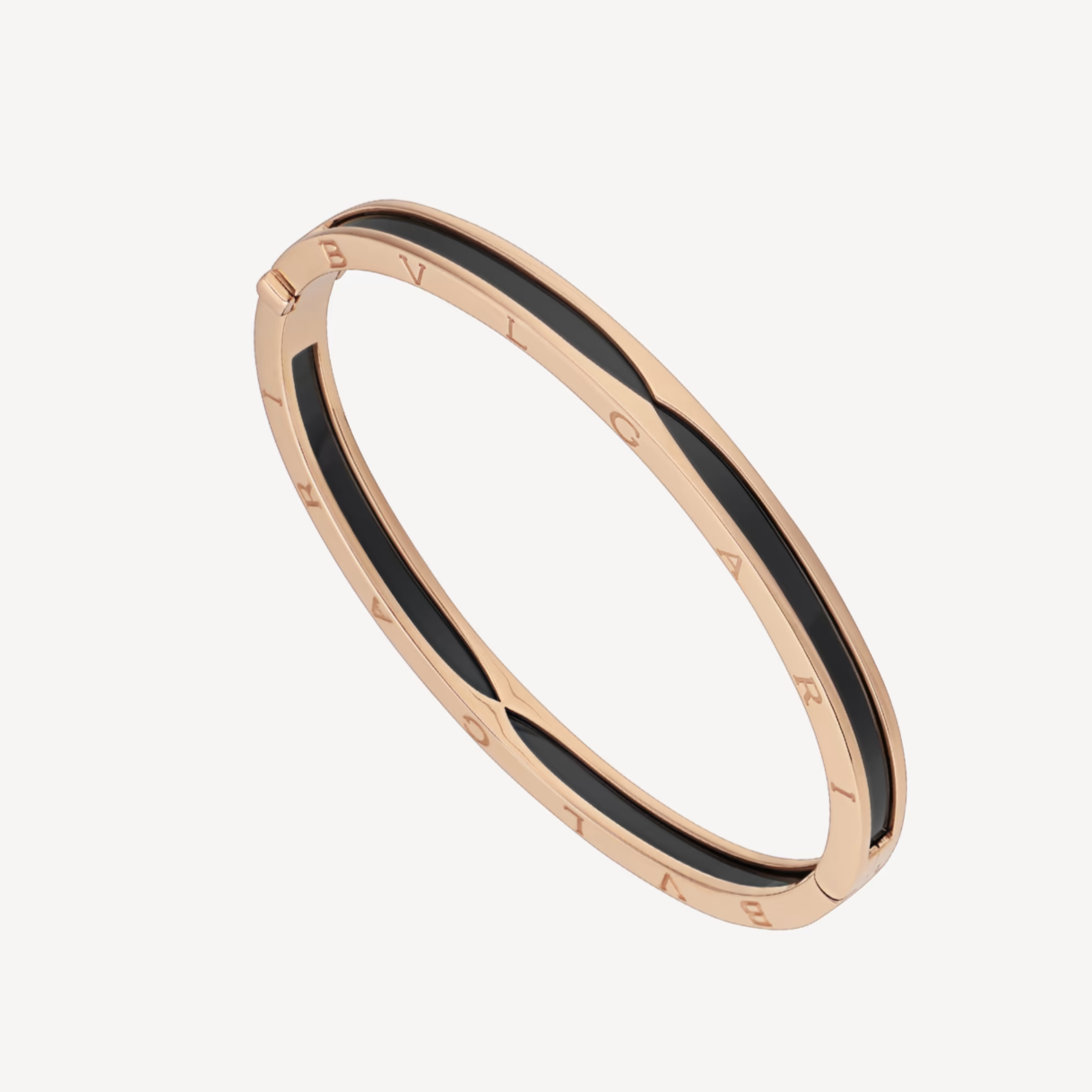 [Opulent Aurora]ZERO 1 PINK GOLD WITH BLACK CERAMIC BRACELET