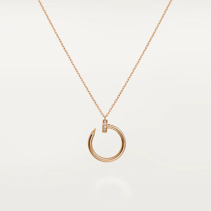 [Opulent Aurora]JUSTE NECKLACE PINK GOLD