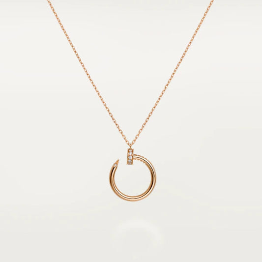 [Opulent Aurora]JUSTE NECKLACE PINK GOLD