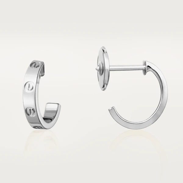 [Opulent Aurora]LOVE EARRINGS 2.65MM SILVER