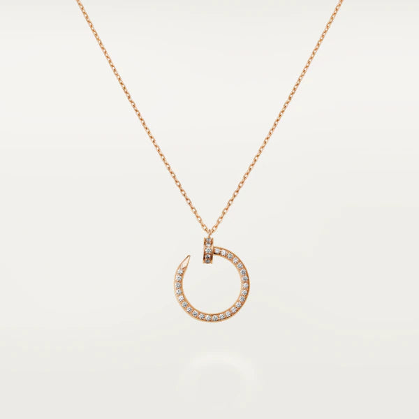 [Opulent Aurora]JUSTE NECKLACE PINK GOLD DIAMONDS