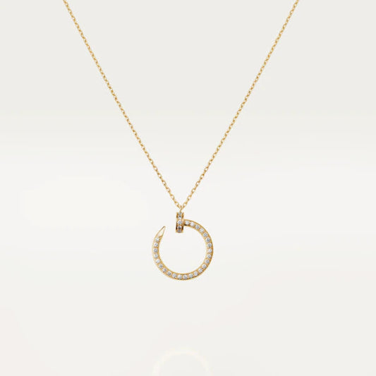 [Opulent Aurora]JUSTE NECKLACE GOLD DIAMONDS