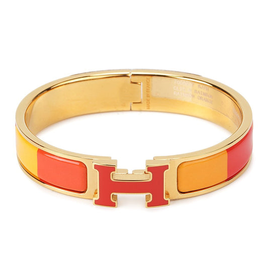 [Opulent Aurora]H BRACELET ORANGE RAINBOW CERAMIC