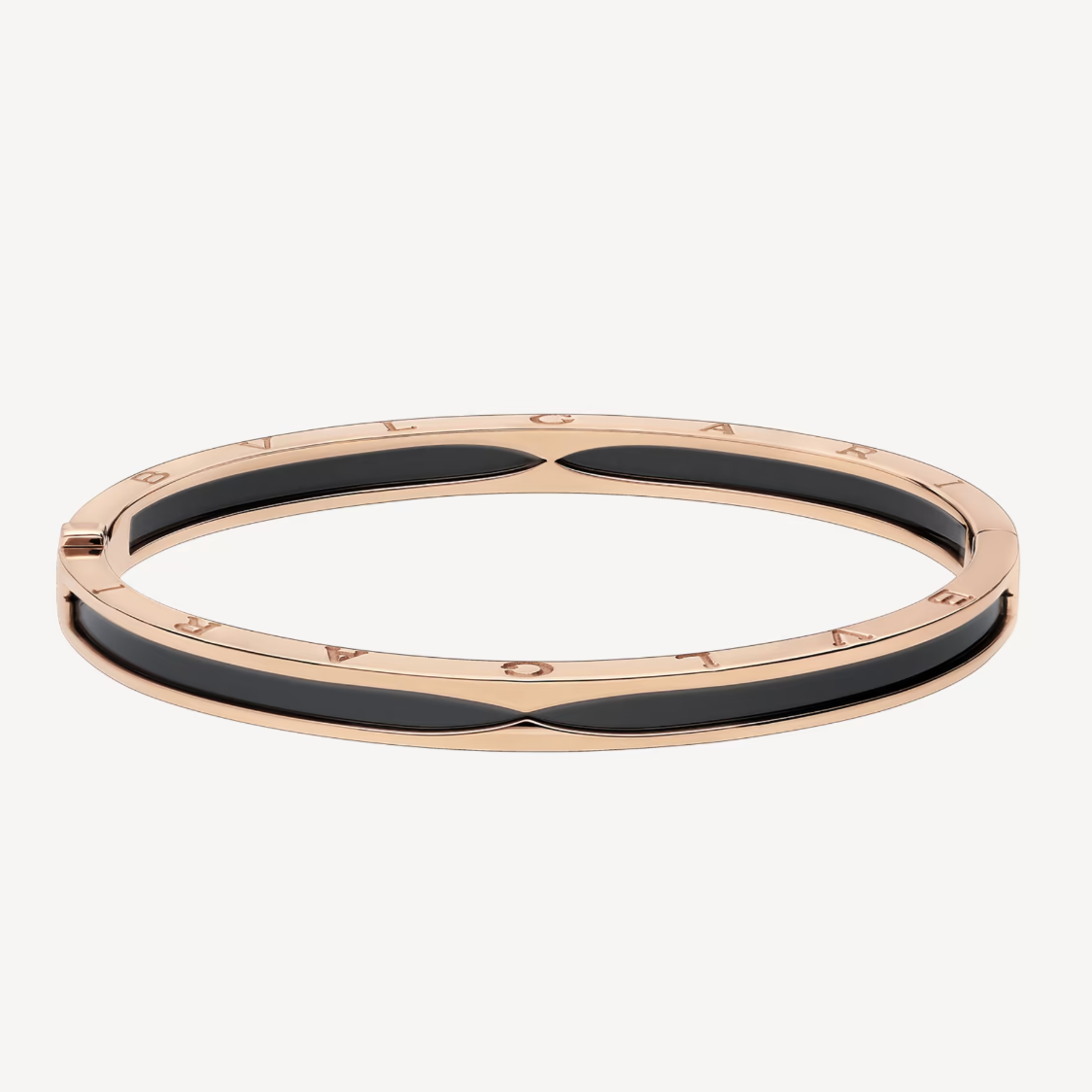 [Opulent Aurora]ZERO 1 PINK GOLD WITH BLACK CERAMIC BRACELET