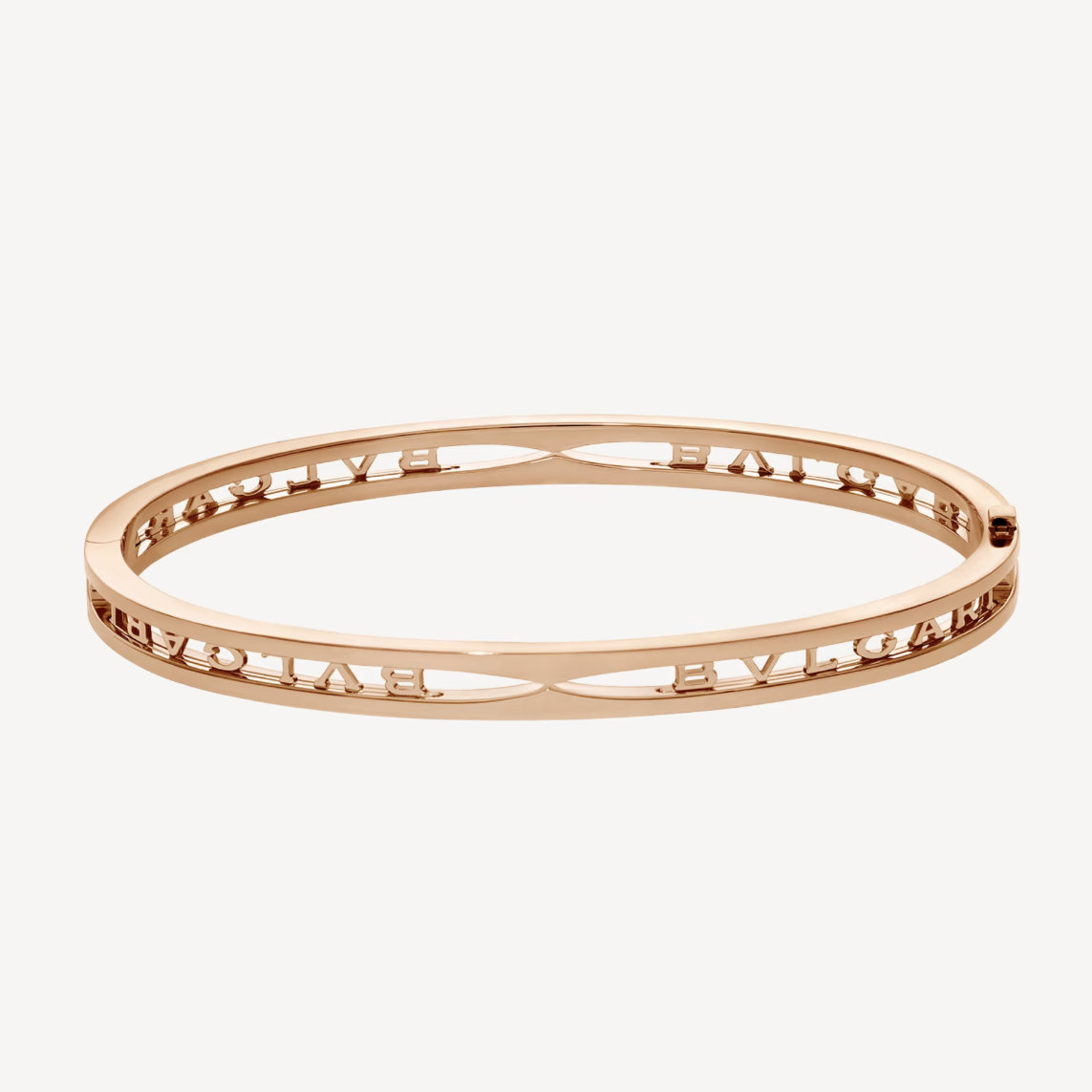 [Opulent Aurora]ZERO 1 SPIRAL LOGO PINK GOLD BRACELET