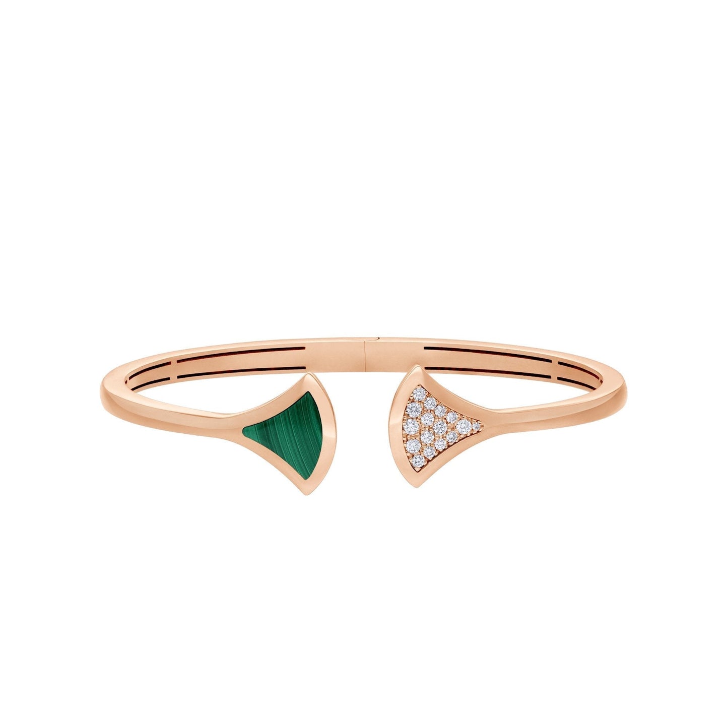 [Opulent Aurora]DREAM BRACELET OPEN MALACHITE PINK GOLD