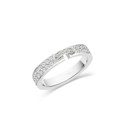 [Opulent Aurora]ALLIANCE LIENS VIDENCE PAVED DIAMOND 4MM RING