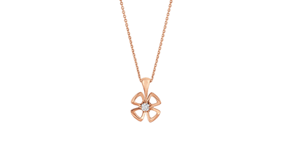 [Opulent Aurora]FIOREVER NECKLACE DIAMOND CENTER