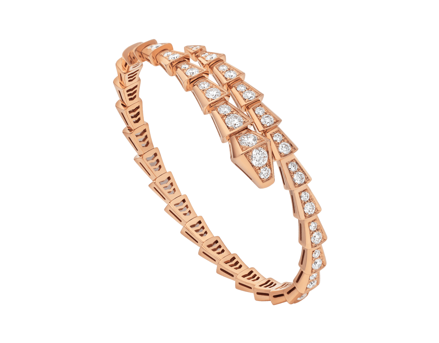 [Opulent Aurora]SERPENTI BRACELET 6.8MM PINK GOLD DIAMOND