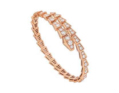 [Opulent Aurora]SERPENTI BRACELET 6.8MM PINK GOLD DIAMOND