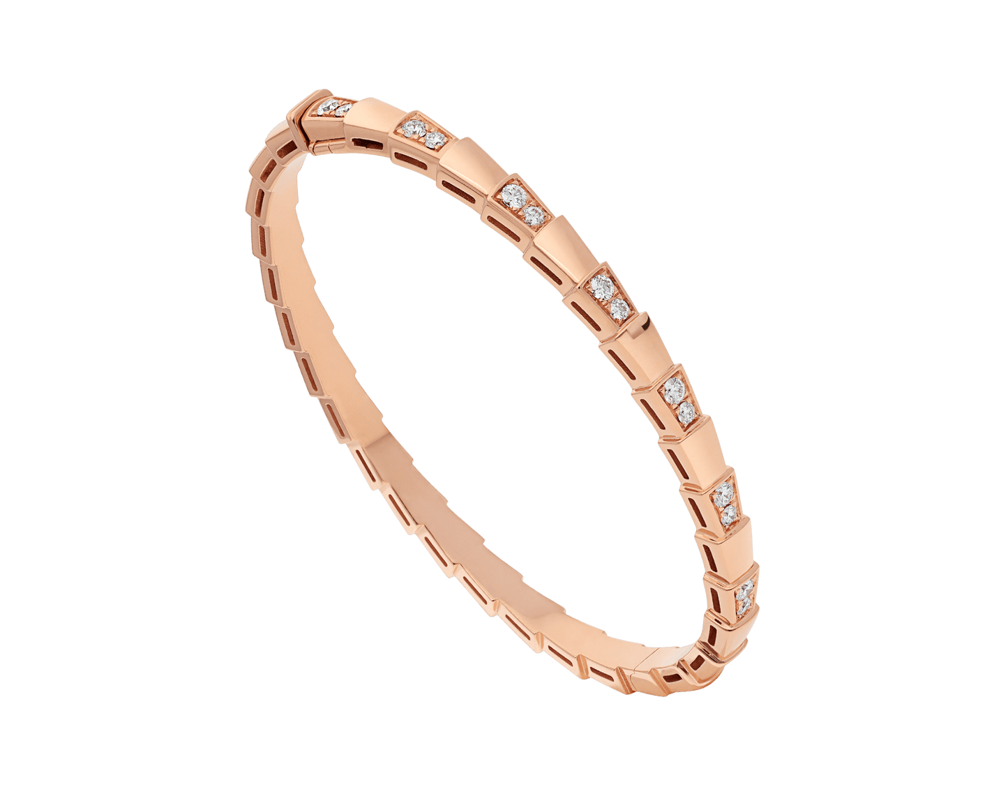 [Opulent Aurora]SERPENTI BRACELET PINK GOLD DIAMOND