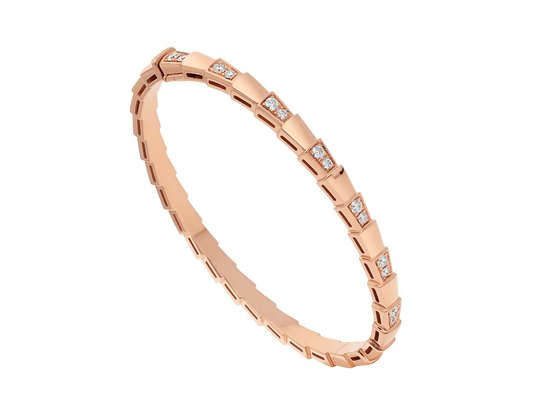 [Opulent Aurora]SERPENTI BRACELET PINK GOLD DIAMOND