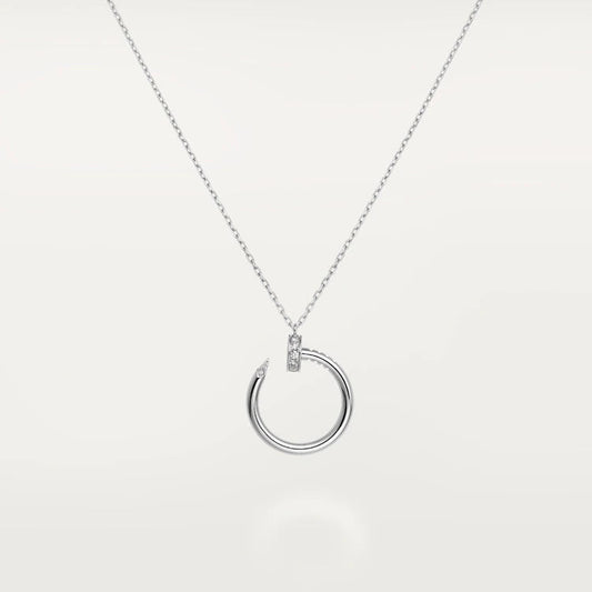 [Opulent Aurora]JUSTE NECKLACE SILVER