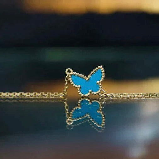 [Opulent Aurora]BUTTERFLY TURQUOISE BUTTERFLY BRACELET