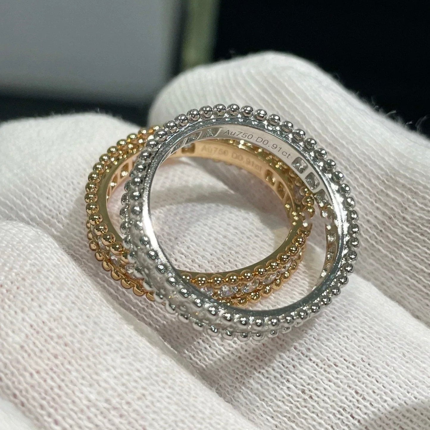 [Opulent Aurora]PERLEE DIAMOND ROSE GOLD RING