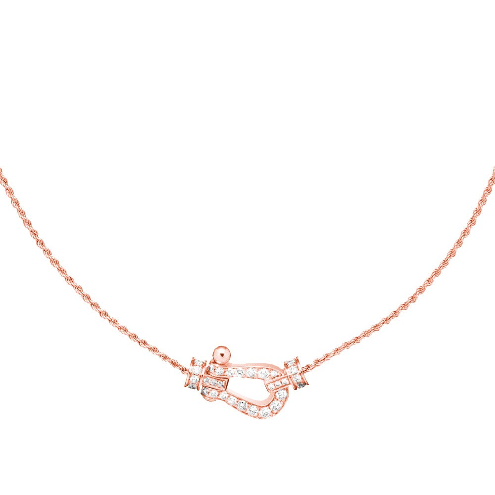 [Opulent Aurora]FORCE 10 PINK GOLD DIAMOND NECKLACE