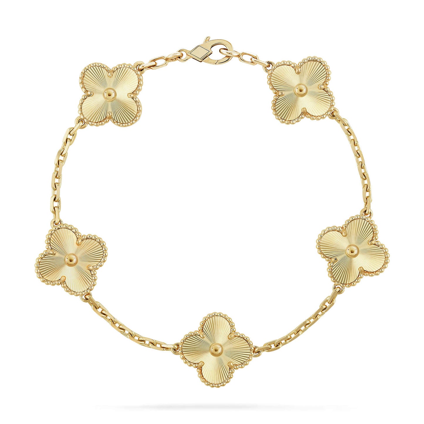 [Opulent Aurora]CLOVER 5 FLOWERS LASER BRACELET