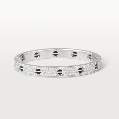 [Opulent Aurora]LOVE BRACELET 6.1MM DIAMOND-PAVED CERAMIC