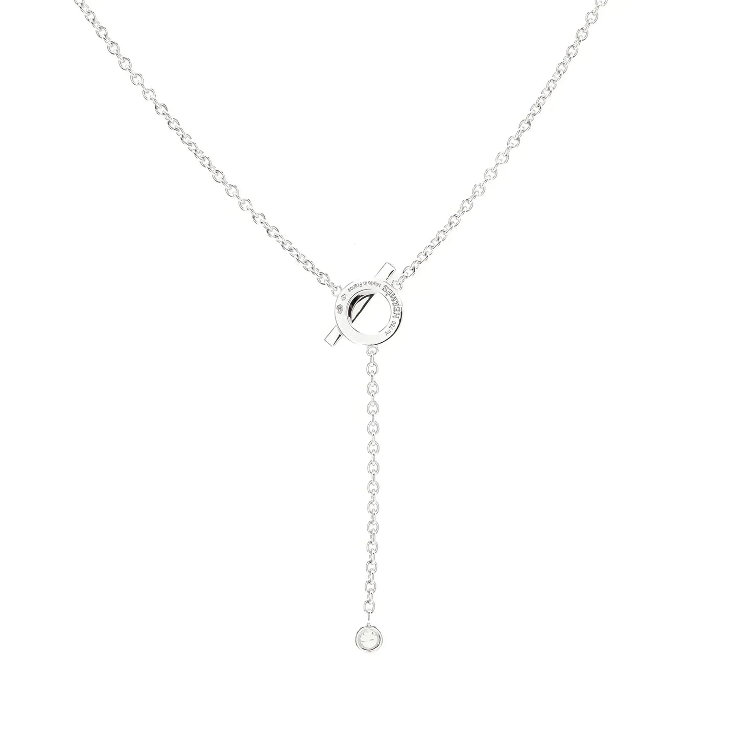 [Opulent Aurora]FINESSE SILVER DIAMOND NECKLACE