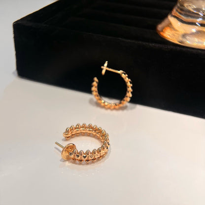 [Opulent Aurora]CLASH SMALL HOOP EARRINGS