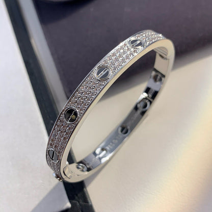 [Opulent Aurora]LOVE BRACELET 6.1MM DIAMOND-PAVED CERAMIC