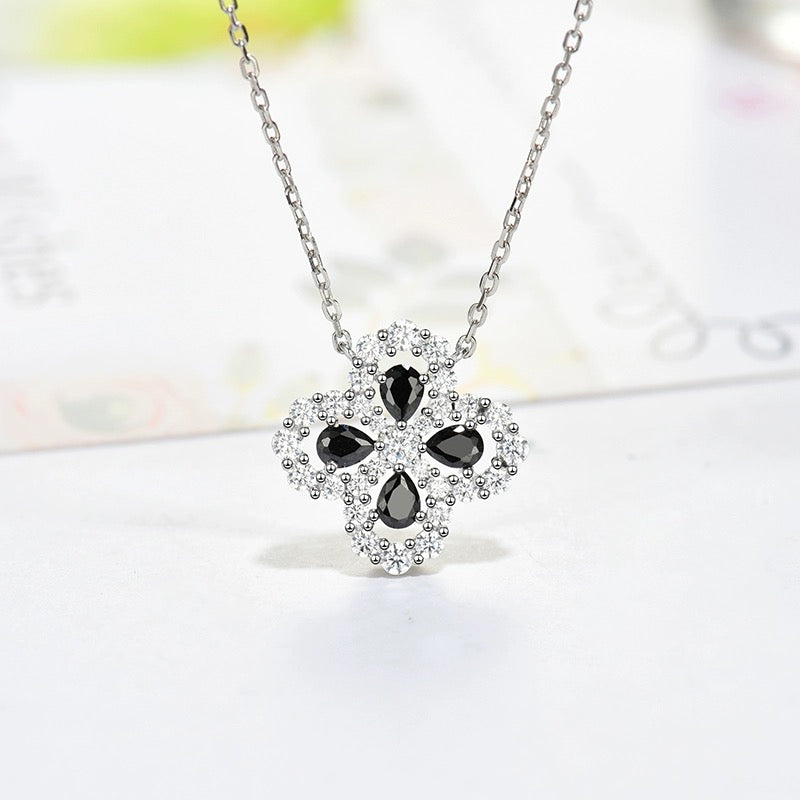 [Opulent Aurora]LOOP NECKLACE FULL MOTIF DIAMOND 16MM MULTIPLE COLORS