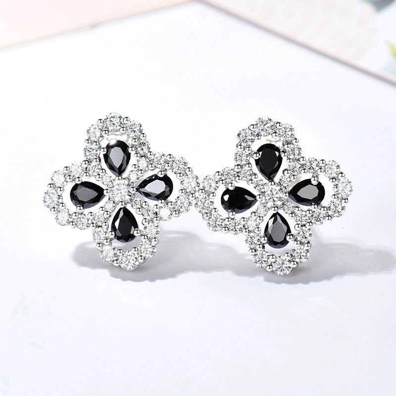 [Opulent Aurora]LOOP EARRINGS FULL MOTIF DIAMOND 16MM