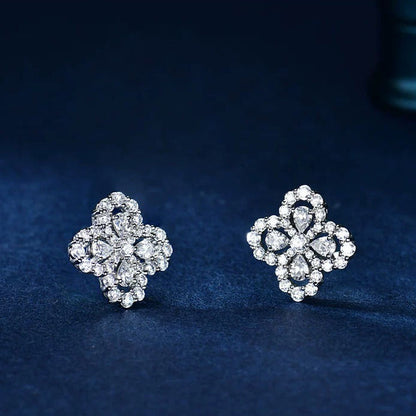 [Opulent Aurora]LOOP EARRINGS FULL MOTIF DIAMOND 16MM