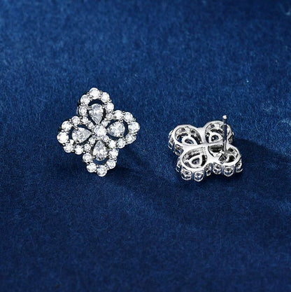 [Opulent Aurora]LOOP EARRINGS FULL MOTIF DIAMOND 16MM