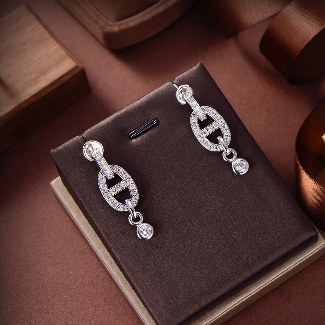 [Opulent Aurora]HM CHAINE DIAMOND EARRINGS