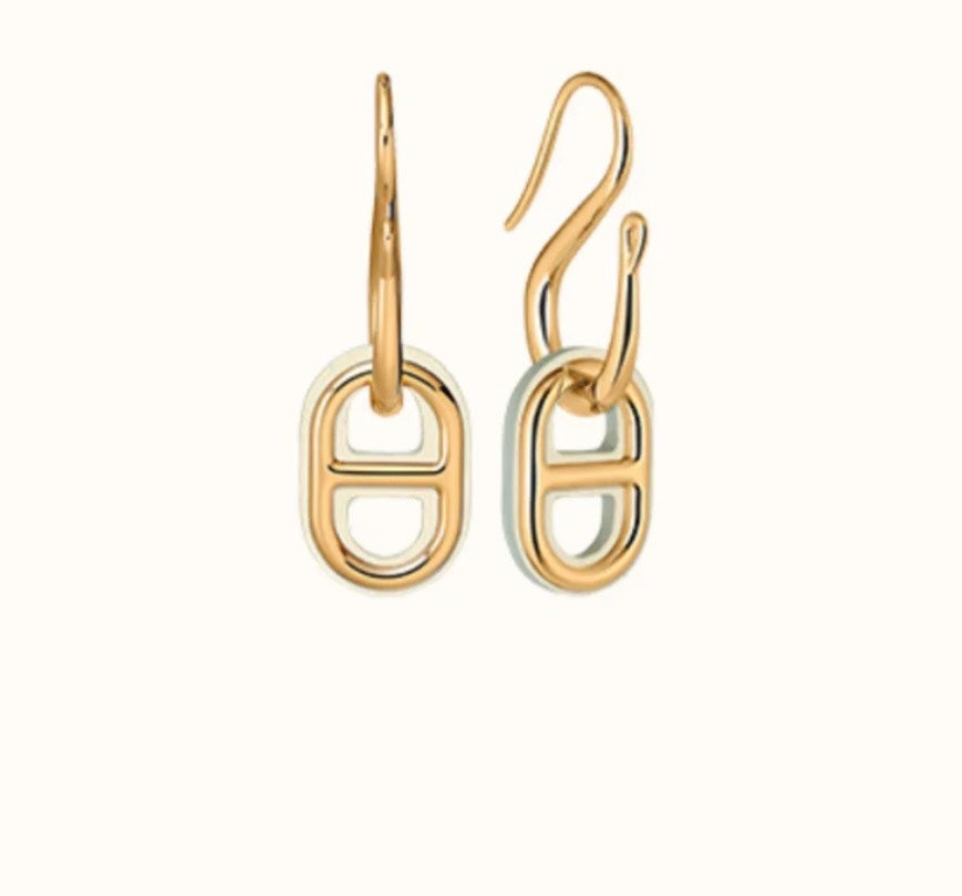 [Opulent Aurora]HM O'MAILLON GOLD EARRINGS