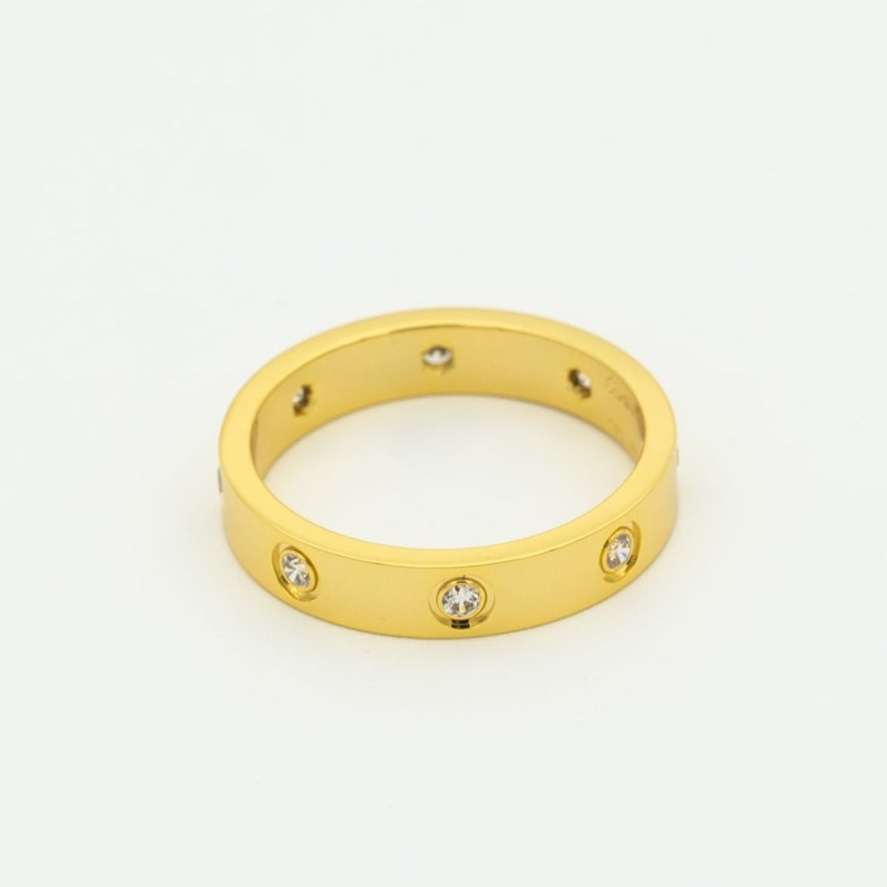 [Opulent Aurora]LOVE RING 3.6MM 8 DIAMONDS