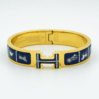 [Opulent Aurora]H BRACELET BLUE CERAMIC