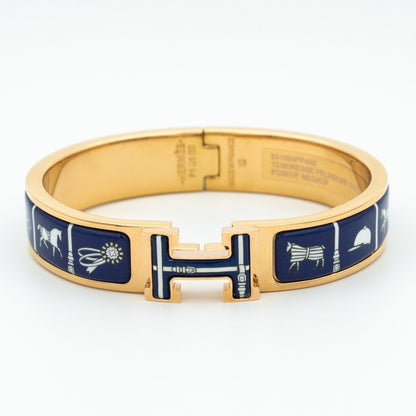 [Opulent Aurora]H BRACELET BLUE CERAMIC