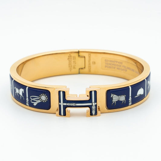 [Opulent Aurora]H BRACELET BLUE CERAMIC