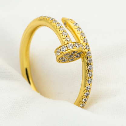 [Opulent Aurora]JUSTE RING 1.8MM GOLD DIAMONDS