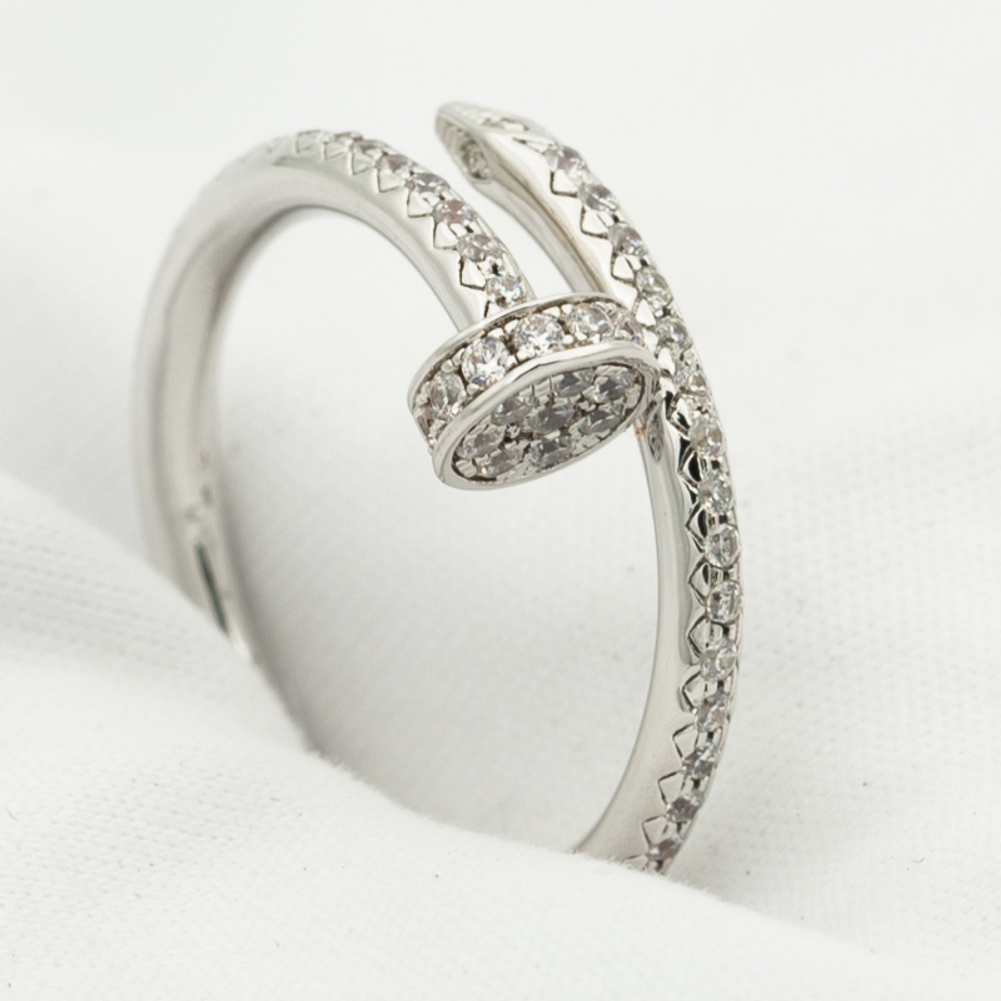 [Opulent Aurora]JUSTE RING 1.8MM SILVER DIAMONDS