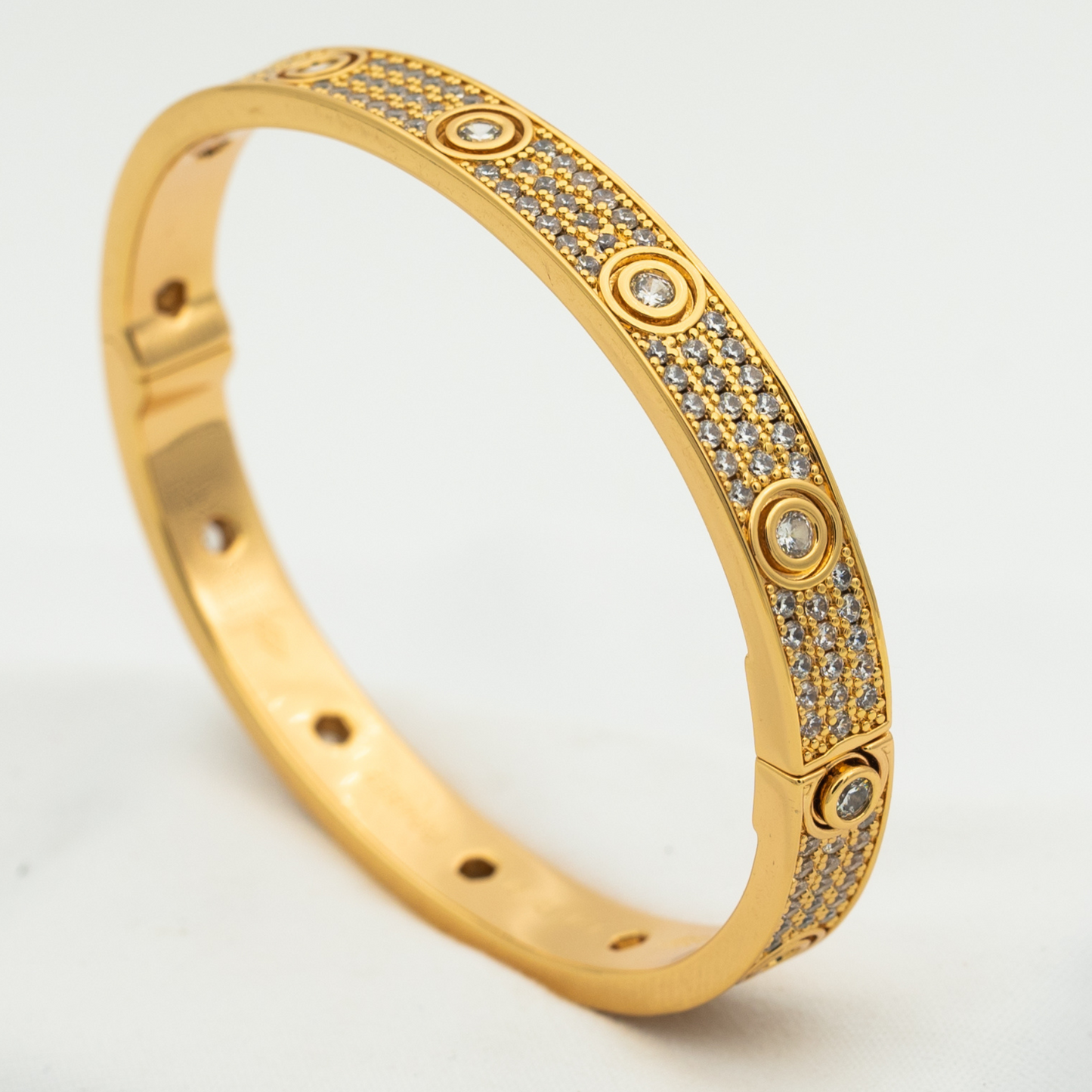 [Opulent Aurora]LOVE BRACELET 6.1MM DIAMOND-PAVED 10 BIG DIAMONDS