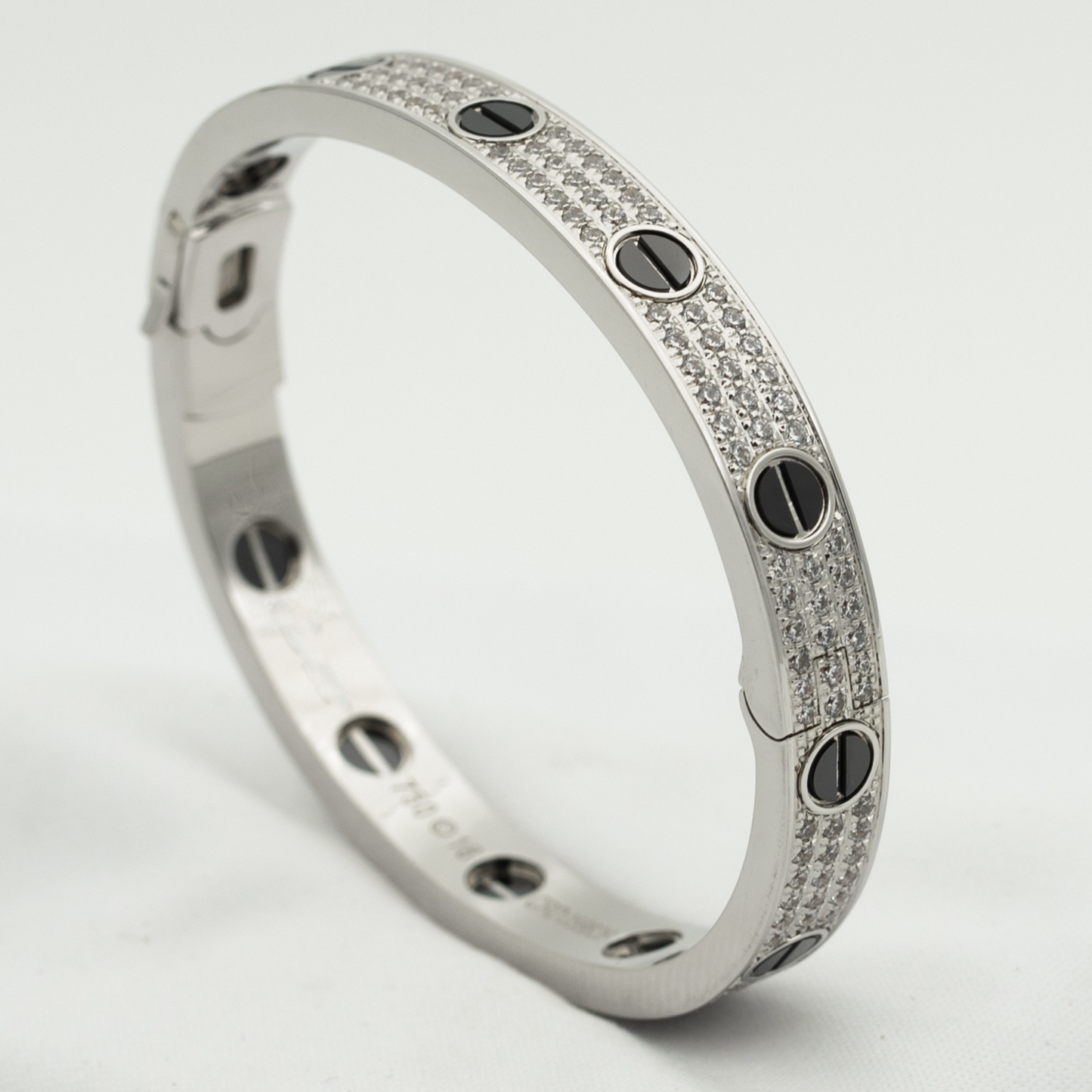 [Opulent Aurora]LOVE BRACELET 6.1MM DIAMOND-PAVED CERAMIC