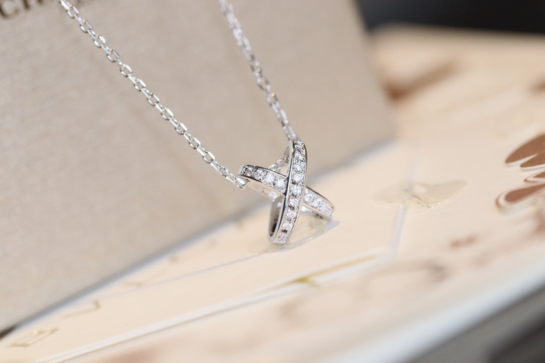 [Opulent Aurora]JEUX DE DIAMOND NECKLACE