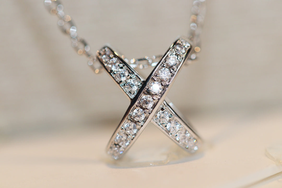 [Opulent Aurora]JEUX DE DIAMOND NECKLACE