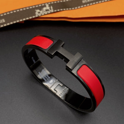 [Opulent Aurora]CLIC HM SO BLACK RED BRACELET