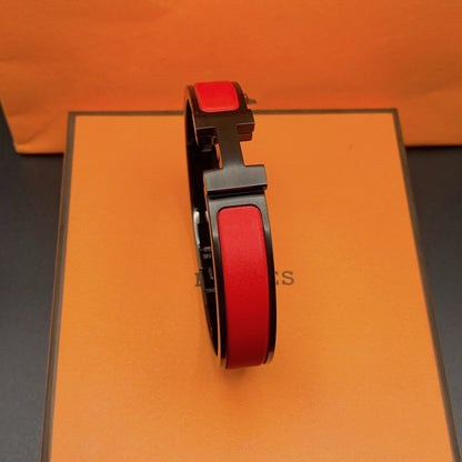 [Opulent Aurora]CLIC HM SO BLACK RED BRACELET