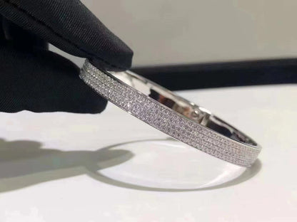 [Opulent Aurora]HM KELLY BRACELET IN SILVER AND FULL PAVE DIAMOND