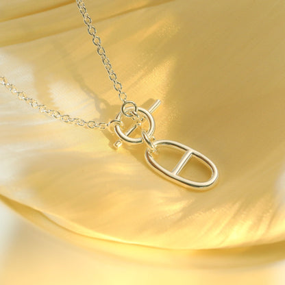 [Opulent Aurora]HM CHAINE D'ANCRE PENDANT NECKLACE STERLING SILVER